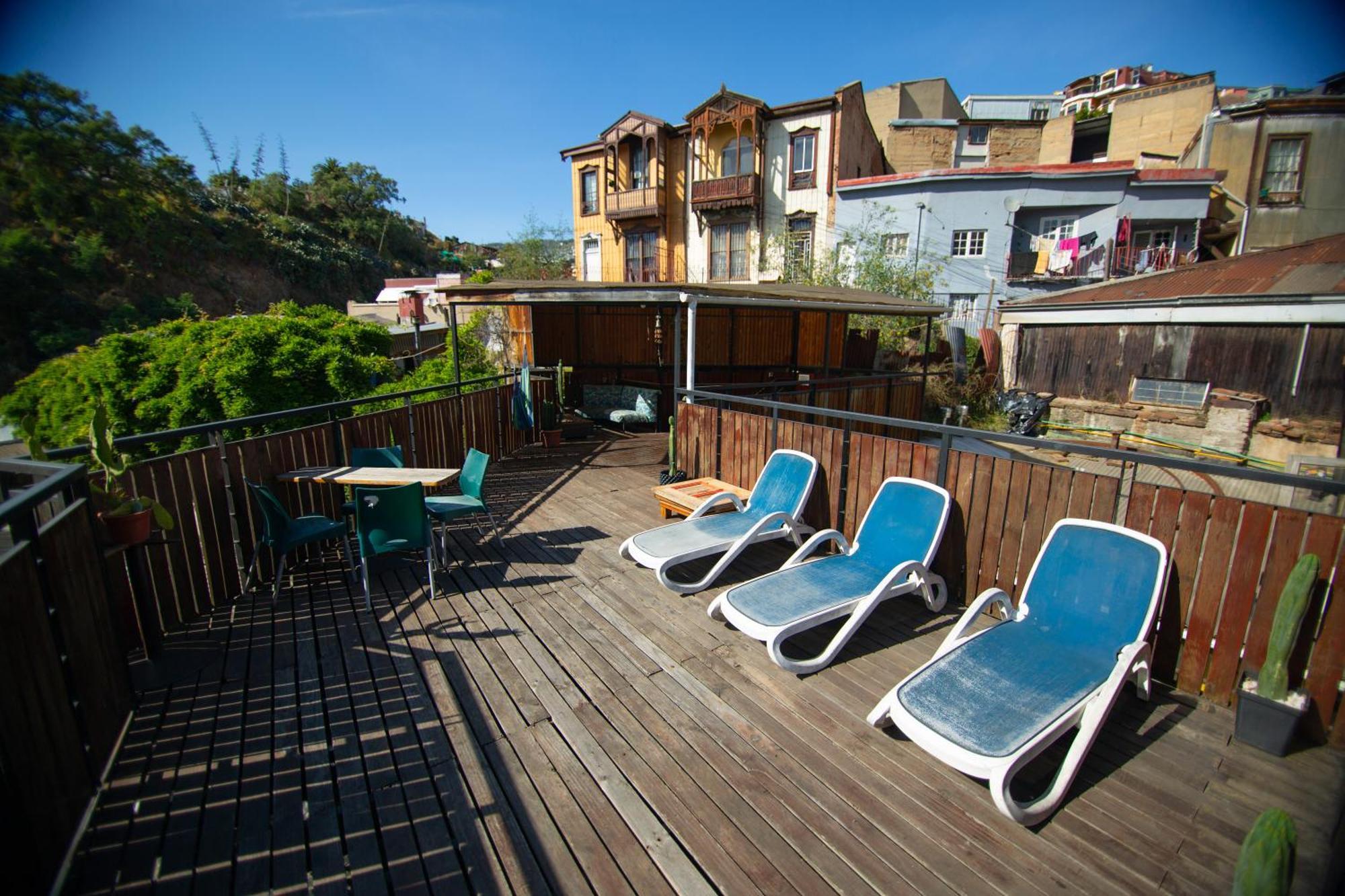 La Casa Del Puerto, Hostal Cultural, Cerro Alegre Valparaíso Buitenkant foto