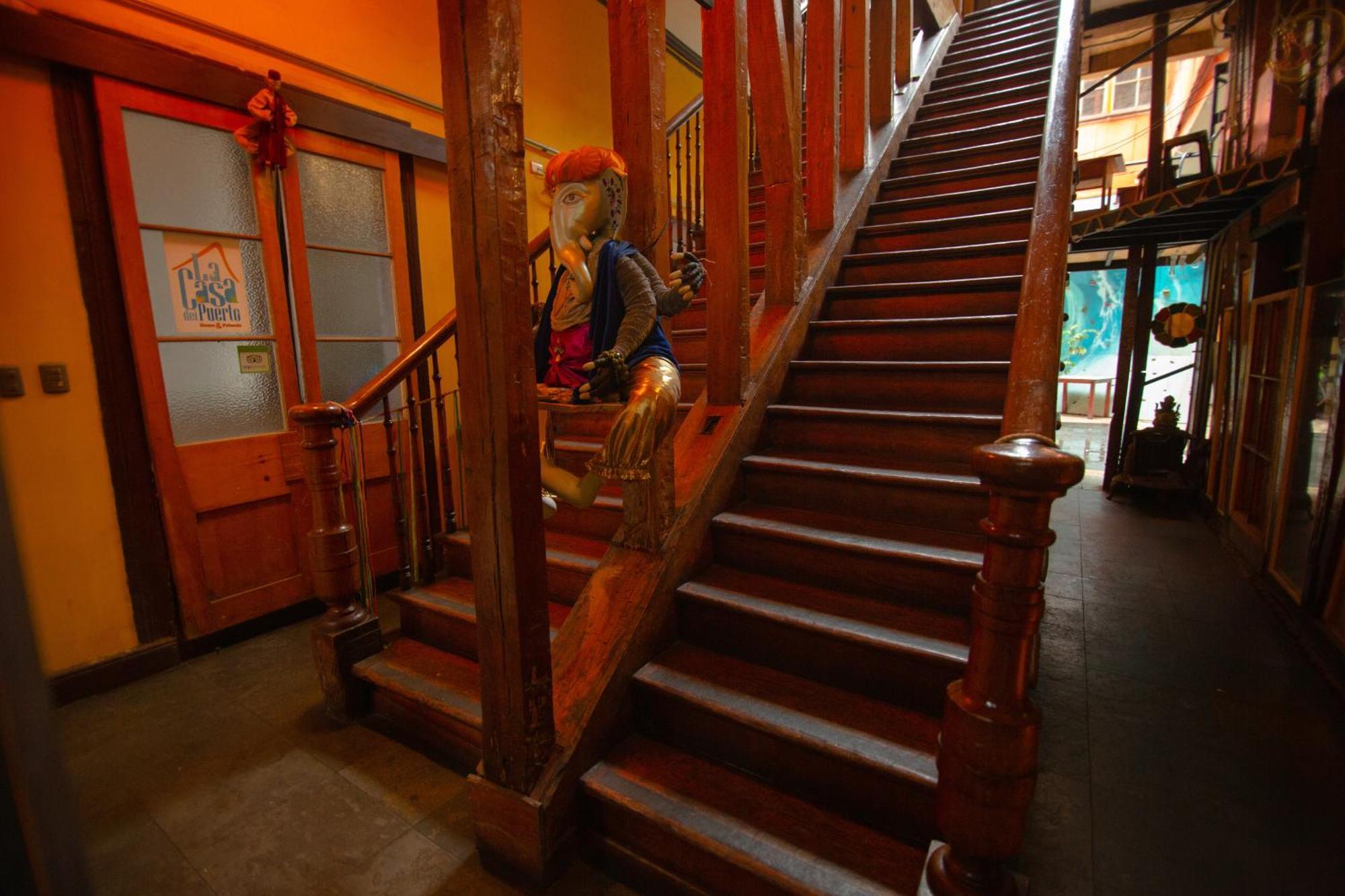 La Casa Del Puerto, Hostal Cultural, Cerro Alegre Valparaíso Buitenkant foto