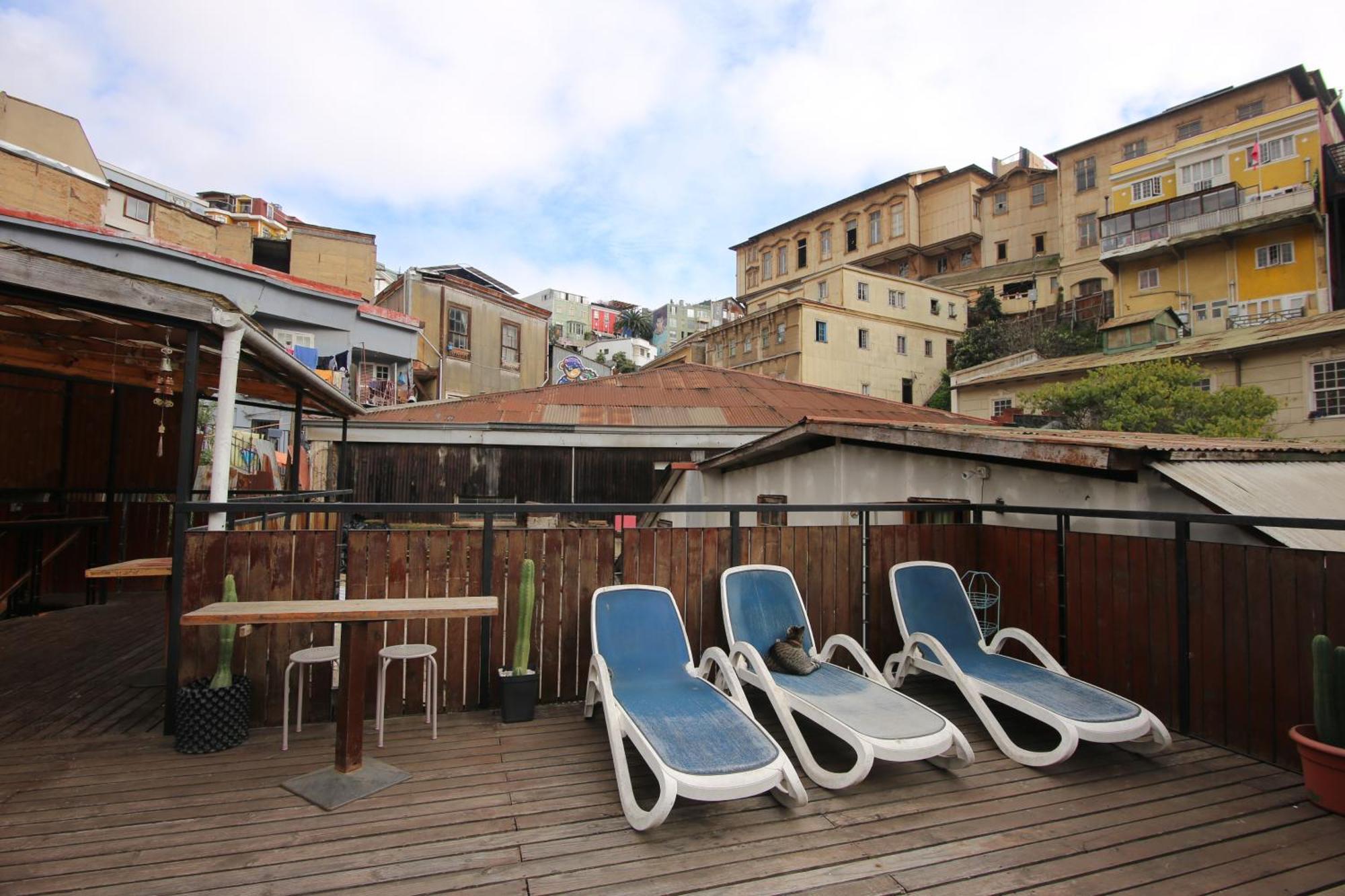 La Casa Del Puerto, Hostal Cultural, Cerro Alegre Valparaíso Buitenkant foto