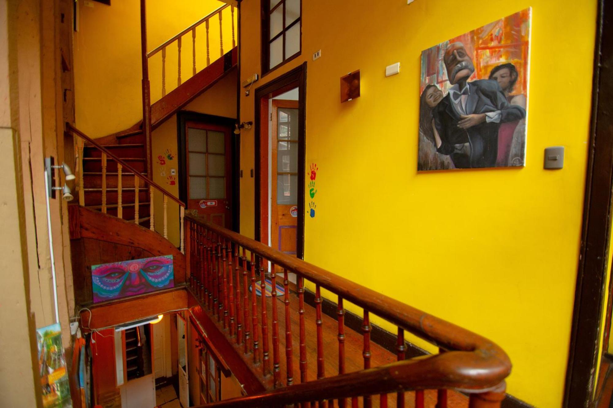 La Casa Del Puerto, Hostal Cultural, Cerro Alegre Valparaíso Buitenkant foto